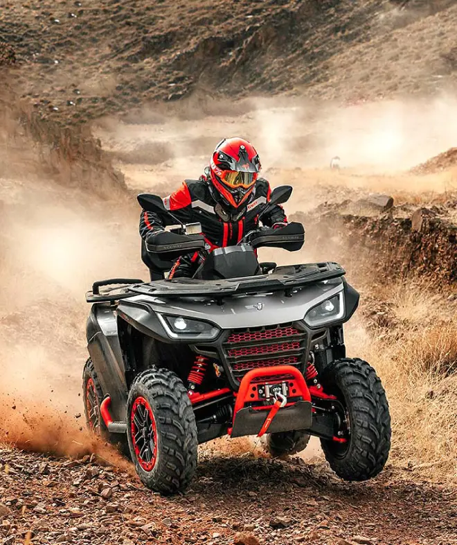 ATV keturratis smėlynuose