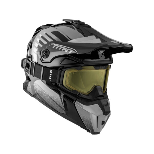 CKX šalmas su akiniais TITAN Avid Grey