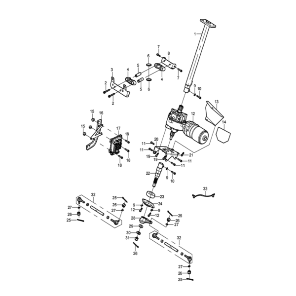 Steering system (separated eps) 650cc