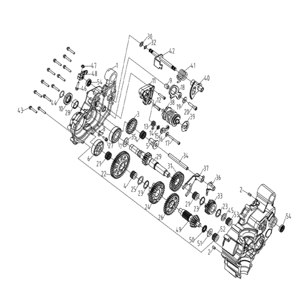 Gear box 1 650cc