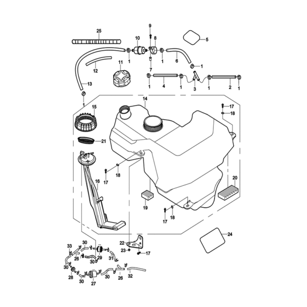 Fuel system 650cc