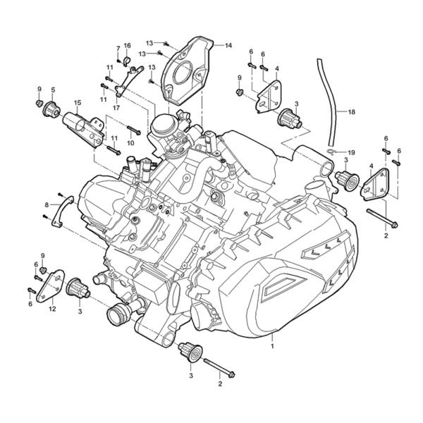 Engine installation 1000cc