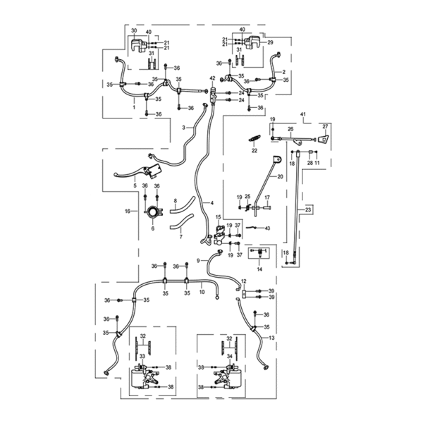 Braking system 1000cc