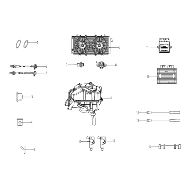 Engine accessories 1000cc
