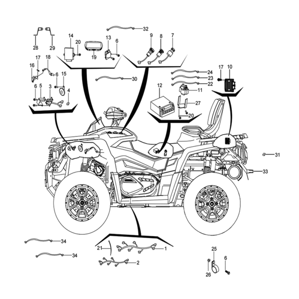Electrical parts 1000cc