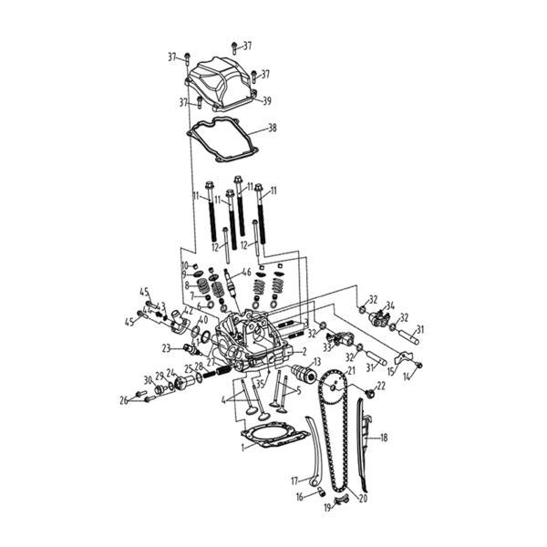 Second cylinder head assy 1000cc