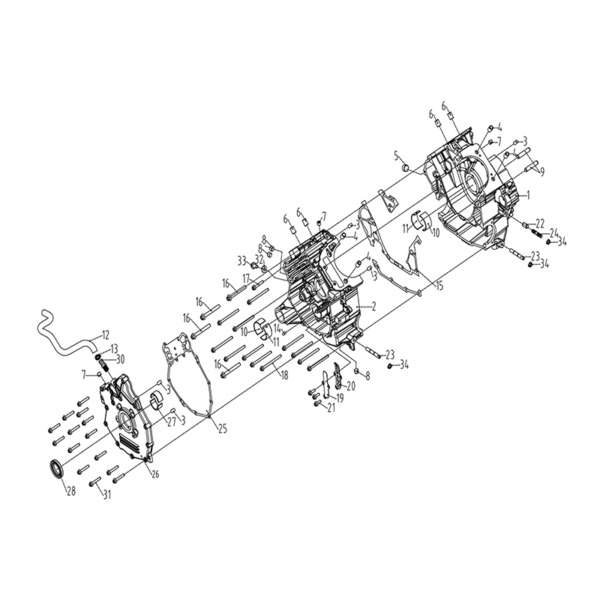 Crankcase 1000cc