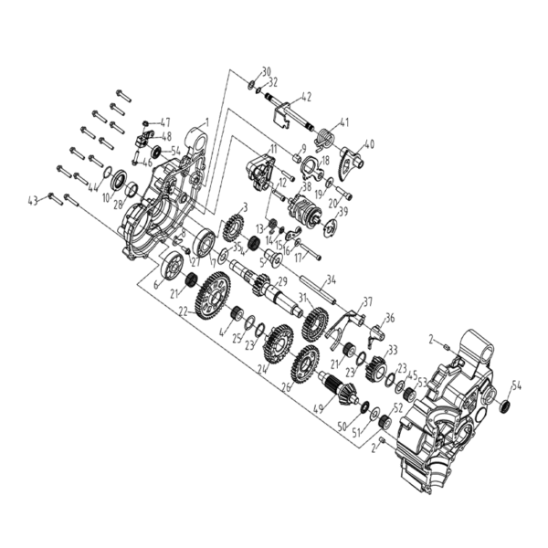 Gear box 1 850cc
