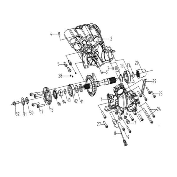 Gear box 2 850cc