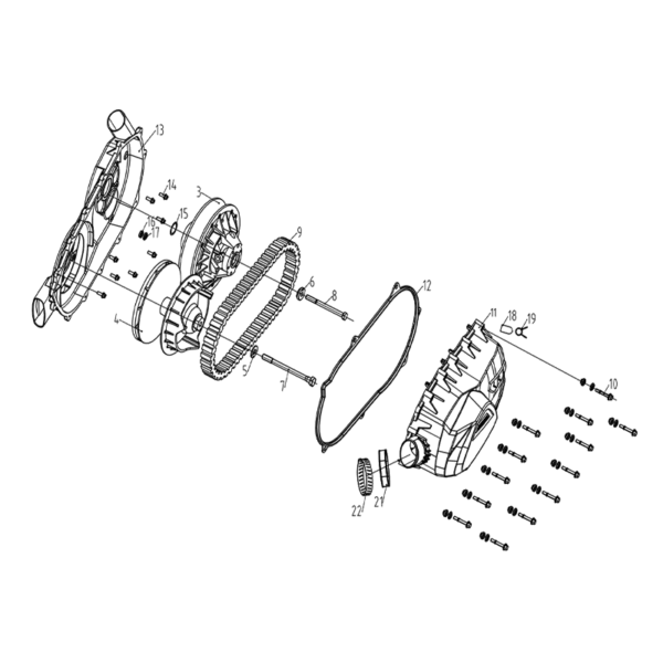 CVT transmission 1000cc